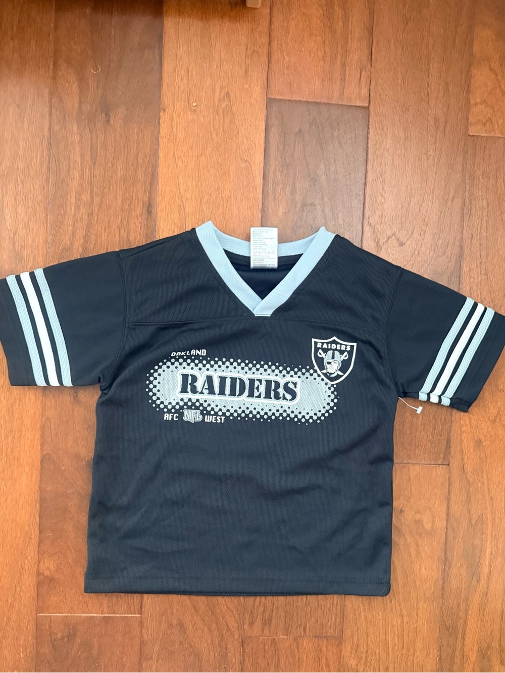 New NFL Oakland Raiders  Jersey Toddler Size 5-6